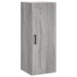 vidaXL Credenza Grigio Sonoma 34,5x34x180 cm in Legno Multistrato vidaXL Credenza Grigio Sonoma 34,5x34x180 cm in Legno Multistrato
