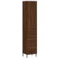 vidaXL Credenza Rovere Marrone 34,5x34x180 cm in Legno Multistrato vidaXL Credenza Rovere Marrone 34,5x34x180 cm in Legno Multistrato