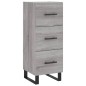 vidaXL Credenza Grigio Sonoma 34,5x34x180 cm in Legno Multistrato vidaXL Credenza Grigio Sonoma 34,5x34x180 cm in Legno Multistrato
