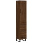 vidaXL Credenza Rovere Marrone 34,5x34x180 cm in Legno Multistrato vidaXL Credenza Rovere Marrone 34,5x34x180 cm in Legno Multistrato