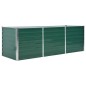 vidaXL Letto Rialzato Giardino in Acciaio Zincato 240x80x77 cm Verde vidaXL Letto Rialzato Giardino in Acciaio Zincato 240x80x77 cm Verde