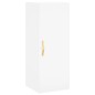 vidaXL Credenza Bianca 34,5x34x180 cm in Legno Multistrato vidaXL Credenza Bianca 34,5x34x180 cm in Legno Multistrato