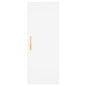 vidaXL Credenza Bianca 34,5x34x180 cm in Legno Multistrato vidaXL Credenza Bianca 34,5x34x180 cm in Legno Multistrato