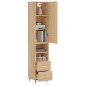 vidaXL Credenza Rovere Sonoma 34,5x34x180 cm in Legno Multistrato vidaXL Credenza Rovere Sonoma 34,5x34x180 cm in Legno Multistrato