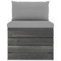 Set Divani da Giardino su Pallet 2 pz con Cuscini Massello Pino Set Divani da Giardino su Pallet 2 pz con Cuscini Massello Pino