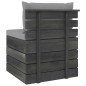 Set Divani da Giardino su Pallet 2 pz con Cuscini Massello Pino Set Divani da Giardino su Pallet 2 pz con Cuscini Massello Pino