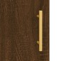 vidaXL Credenza Rovere Marrone 34,5x34x180 cm in Legno Multistrato vidaXL Credenza Rovere Marrone 34,5x34x180 cm in Legno Multistrato