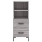 vidaXL Credenza Grigio Sonoma 34,5x34x180 cm in Legno Multistrato vidaXL Credenza Grigio Sonoma 34,5x34x180 cm in Legno Multistrato