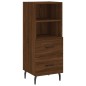 vidaXL Credenza Rovere Marrone 34,5x34x180 cm in Legno Multistrato vidaXL Credenza Rovere Marrone 34,5x34x180 cm in Legno Multistrato