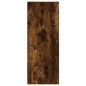 vidaXL Credenza Rovere Fumo 34,5x34x180 cm in Legno Multistrato vidaXL Credenza Rovere Fumo 34,5x34x180 cm in Legno Multistrato