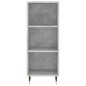 vidaXL Credenza Grigio Cemento 34,5x34x180 cm in Legno Multistrato vidaXL Credenza Grigio Cemento 34,5x34x180 cm in Legno Multistrato