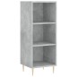 vidaXL Credenza Grigio Cemento 34,5x34x180 cm in Legno Multistrato vidaXL Credenza Grigio Cemento 34,5x34x180 cm in Legno Multistrato
