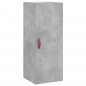 vidaXL Credenza Grigio Cemento 34,5x34x180 cm in Legno Multistrato vidaXL Credenza Grigio Cemento 34,5x34x180 cm in Legno Multistrato