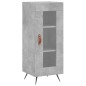 vidaXL Credenza Grigio Cemento 34,5x34x180 cm in Legno Multistrato vidaXL Credenza Grigio Cemento 34,5x34x180 cm in Legno Multistrato