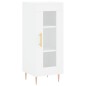vidaXL Credenza Bianca 34,5x34x180 cm in Legno Multistrato vidaXL Credenza Bianca 34,5x34x180 cm in Legno Multistrato