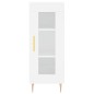 vidaXL Credenza Bianca 34,5x34x180 cm in Legno Multistrato vidaXL Credenza Bianca 34,5x34x180 cm in Legno Multistrato