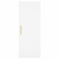 vidaXL Credenza Bianca 34,5x34x180 cm in Legno Multistrato vidaXL Credenza Bianca 34,5x34x180 cm in Legno Multistrato
