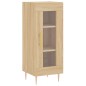 vidaXL Credenza Rovere Sonoma 34,5x34x180 cm in Legno Multistrato vidaXL Credenza Rovere Sonoma 34,5x34x180 cm in Legno Multistrato
