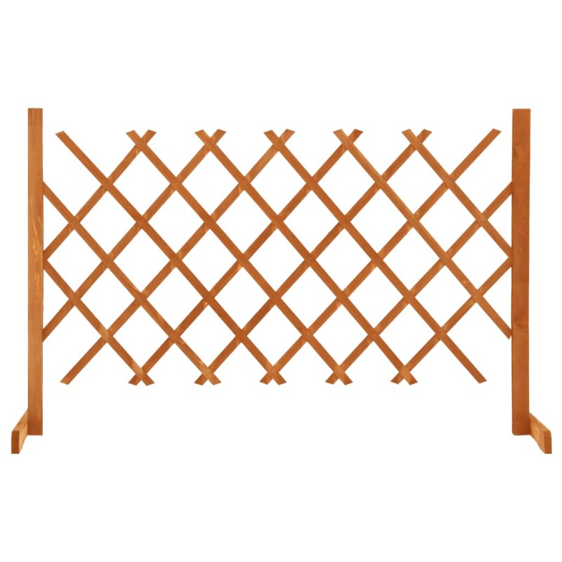 Traliccio da Giardino Arancione 120x90 cm Massello di Abete Traliccio da Giardino Arancione 120x90 cm Massello di Abete