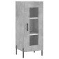 vidaXL Credenza Grigio Cemento 34,5x34x180 cm in Legno Multistrato vidaXL Credenza Grigio Cemento 34,5x34x180 cm in Legno Multistrato