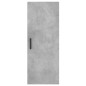 vidaXL Credenza Grigio Cemento 34,5x34x180 cm in Legno Multistrato vidaXL Credenza Grigio Cemento 34,5x34x180 cm in Legno Multistrato