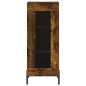 vidaXL Credenza Rovere Fumo 34,5x34x180 cm in Legno Multistrato