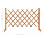 Traliccio da Giardino Arancione 120x90 cm Massello di Abete Traliccio da Giardino Arancione 120x90 cm Massello di Abete