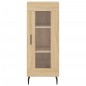 vidaXL Credenza Rovere Sonoma 34,5x34x180 cm in Legno Multistrato vidaXL Credenza Rovere Sonoma 34,5x34x180 cm in Legno Multistrato