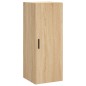 vidaXL Credenza Rovere Sonoma 34,5x34x180 cm in Legno Multistrato vidaXL Credenza Rovere Sonoma 34,5x34x180 cm in Legno Multistrato