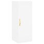 vidaXL Credenza Bianca 34,5x34x180 cm in Legno Multistrato vidaXL Credenza Bianca 34,5x34x180 cm in Legno Multistrato