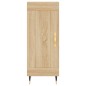 vidaXL Credenza Rovere Sonoma 34,5x34x180 cm in Legno Multistrato vidaXL Credenza Rovere Sonoma 34,5x34x180 cm in Legno Multistrato