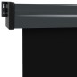 Tendalino Laterale per Balcone 160x250 cm Nero