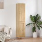 vidaXL Credenza Rovere Sonoma 34,5x34x180 cm in Legno Multistrato vidaXL Credenza Rovere Sonoma 34,5x34x180 cm in Legno Multistrato