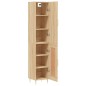 vidaXL Credenza Rovere Sonoma 34,5x34x180 cm in Legno Multistrato vidaXL Credenza Rovere Sonoma 34,5x34x180 cm in Legno Multistrato