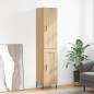 vidaXL Credenza Rovere Sonoma 34,5x34x180 cm in Legno Multistrato vidaXL Credenza Rovere Sonoma 34,5x34x180 cm in Legno Multistrato
