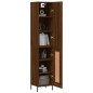 vidaXL Credenza Rovere Marrone 34,5x34x180 cm in Legno Multistrato vidaXL Credenza Rovere Marrone 34,5x34x180 cm in Legno Multistrato