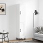 vidaXL Credenza Bianca 34,5x34x180 cm in Legno Multistrato vidaXL Credenza Bianca 34,5x34x180 cm in Legno Multistrato