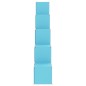 Scaffale Portaoggetti per Bambini con 15 Cubi Blu in PP Scaffale Portaoggetti per Bambini con 15 Cubi Blu in PP