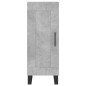 vidaXL Credenza Grigio Cemento 34,5x34x180 cm in Legno Multistrato vidaXL Credenza Grigio Cemento 34,5x34x180 cm in Legno Multistrato