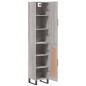 vidaXL Credenza Grigio Sonoma 34,5x34x180 cm in Legno Multistrato vidaXL Credenza Grigio Sonoma 34,5x34x180 cm in Legno Multistrato