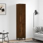 vidaXL Credenza Rovere Marrone 34,5x34x180 cm in Legno Multistrato vidaXL Credenza Rovere Marrone 34,5x34x180 cm in Legno Multistrato