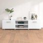 Mobile Porta TV Bianco 140x40x35 cm Legno Multistrato Mobile Porta TV Bianco 140x40x35 cm Legno Multistrato