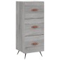 vidaXL Credenza Grigio Sonoma 34,5x34x180 cm in Legno Multistrato vidaXL Credenza Grigio Sonoma 34,5x34x180 cm in Legno Multistrato