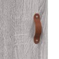 vidaXL Credenza Grigio Sonoma 34,5x34x180 cm in Legno Multistrato vidaXL Credenza Grigio Sonoma 34,5x34x180 cm in Legno Multistrato