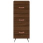 vidaXL Credenza Rovere Marrone 34,5x34x180 cm in Legno Multistrato vidaXL Credenza Rovere Marrone 34,5x34x180 cm in Legno Multistrato