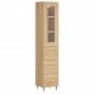 vidaXL Credenza Rovere Sonoma 34,5x34x180 cm in Legno Multistrato vidaXL Credenza Rovere Sonoma 34,5x34x180 cm in Legno Multistrato