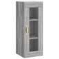 vidaXL Credenza Grigio Sonoma 34,5x34x180 cm in Legno Multistrato vidaXL Credenza Grigio Sonoma 34,5x34x180 cm in Legno Multistrato