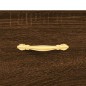 vidaXL Credenza Rovere Marrone 34,5x34x180 cm in Legno Multistrato vidaXL Credenza Rovere Marrone 34,5x34x180 cm in Legno Multistrato