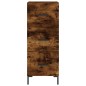 vidaXL Credenza Rovere Fumo 34,5x34x180 cm in Legno Multistrato vidaXL Credenza Rovere Fumo 34,5x34x180 cm in Legno Multistrato