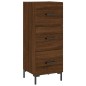 vidaXL Credenza Rovere Marrone 34,5x34x180 cm in Legno Multistrato vidaXL Credenza Rovere Marrone 34,5x34x180 cm in Legno Multistrato